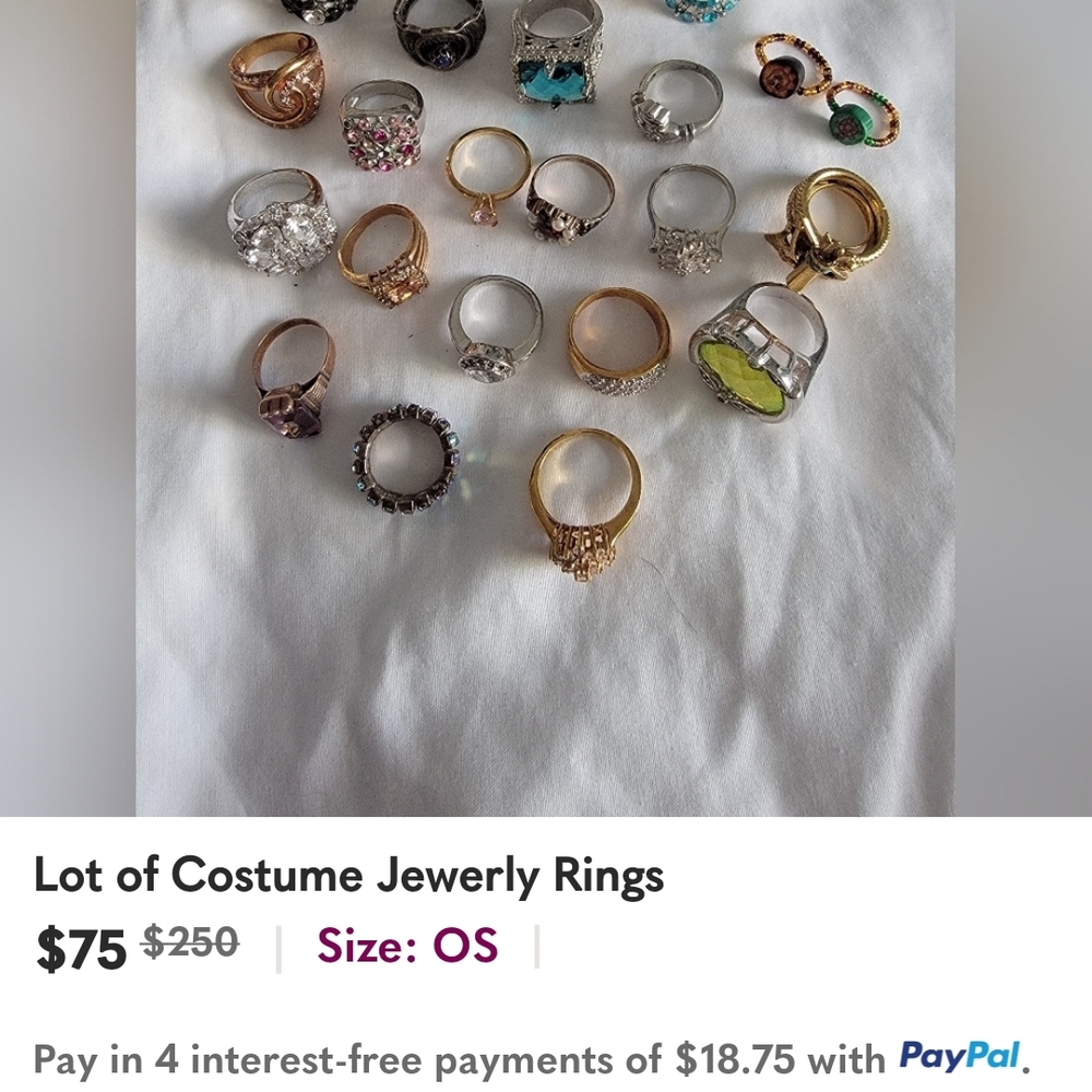 Gold and Silver Rings with Intricate Designs